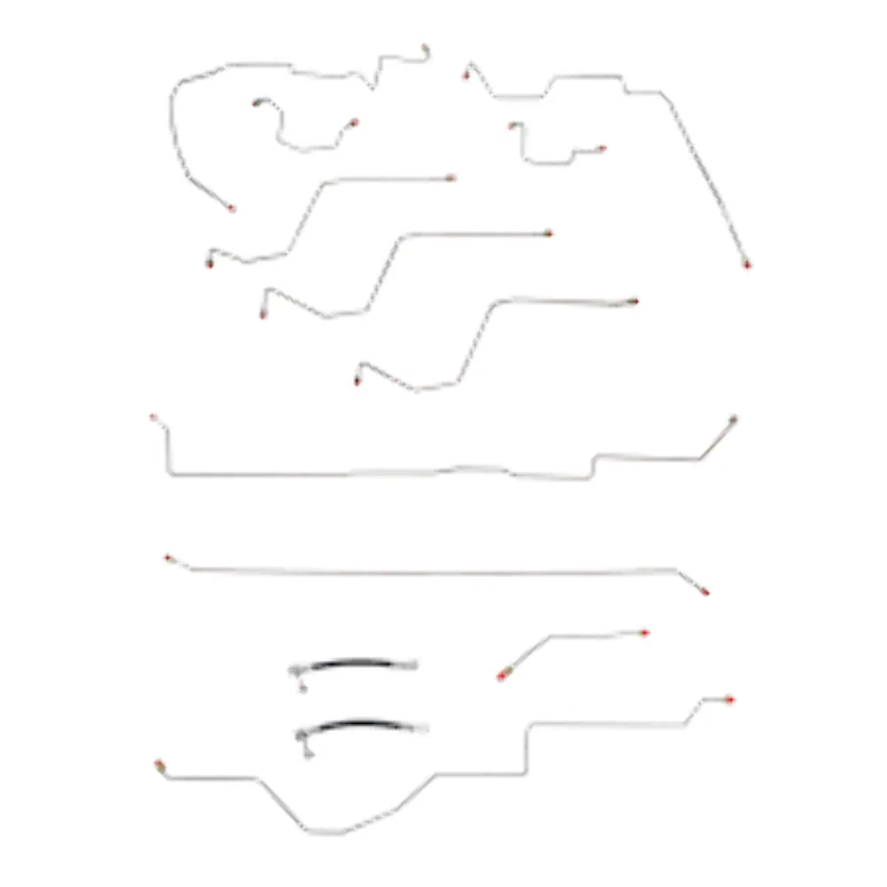 2002-2005 Dodge Ram 1500 Complete Brake Line Kit 4WD Quad Cab_Short Bed AWABS